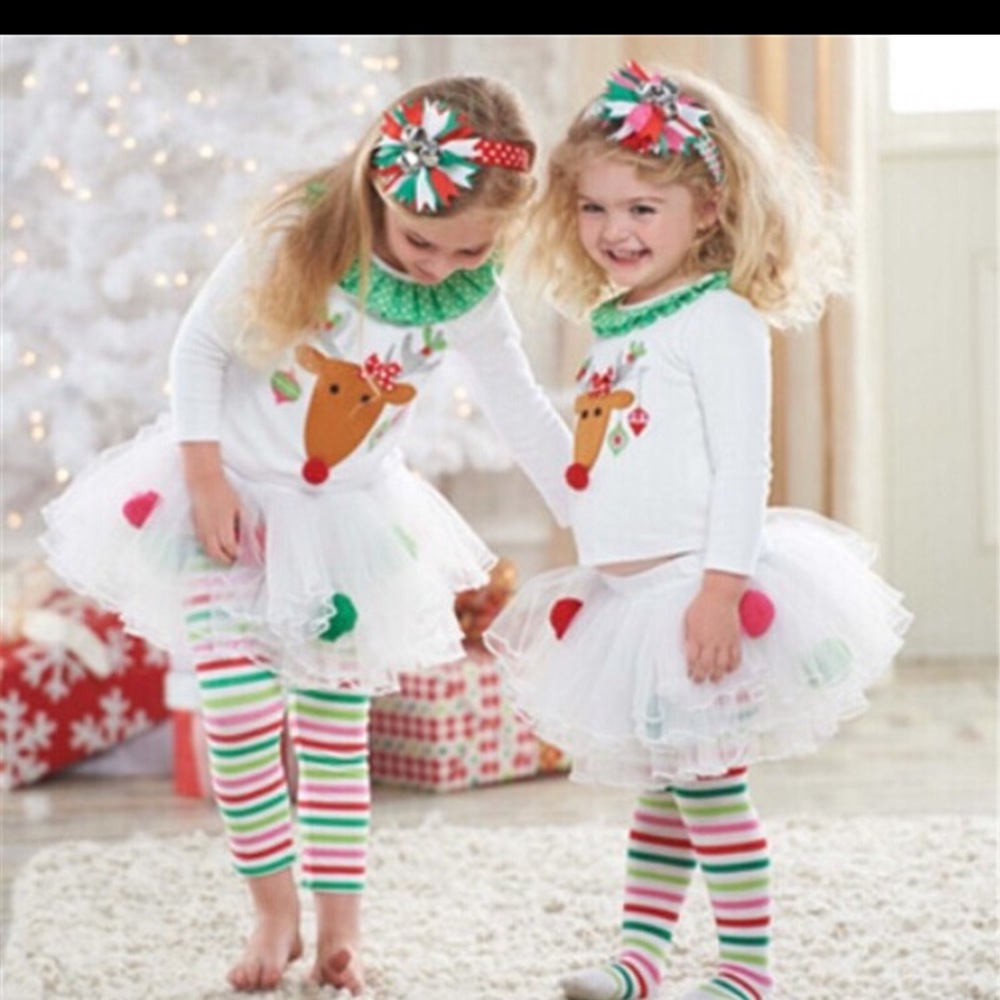 Girls Christmas two piece outfit